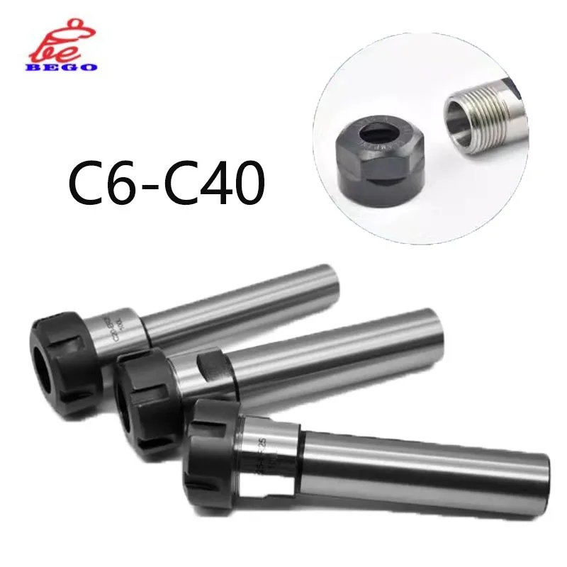 Collet Chuck Holder Tool Carrier CNC Milling Lengthen C6 C8 C10 C12 C16 C20 C25 C32 ER8 ER11 ER16 ER20 ER25 ER32 60L 100L 150L