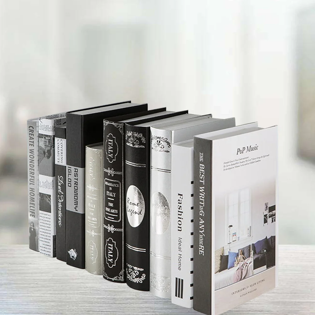 Современная простая модель книги 2 шт. имитация реквизит для фотосъемки