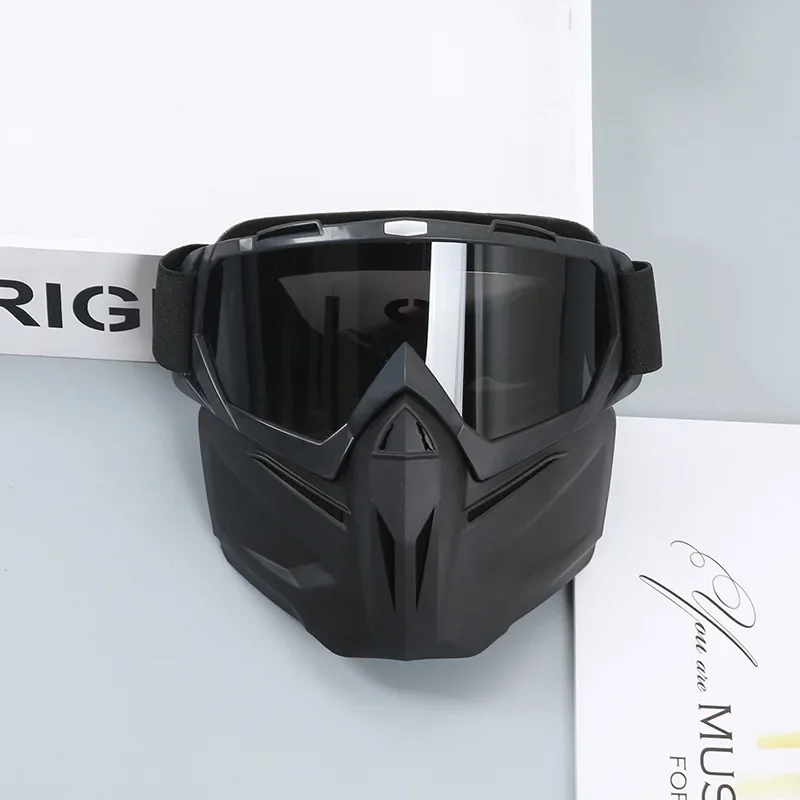 

Riding Mask Goggles Motocross Sunglasses Ski Outdoor Sports Windproof Multicolor Removable Rider Helmet Tactical Seal