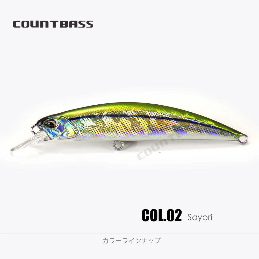 COUNTBASS Premium Sinking Minnow Hard Baits Fishing Lures Wobblers Crankbaits Perch Leurre