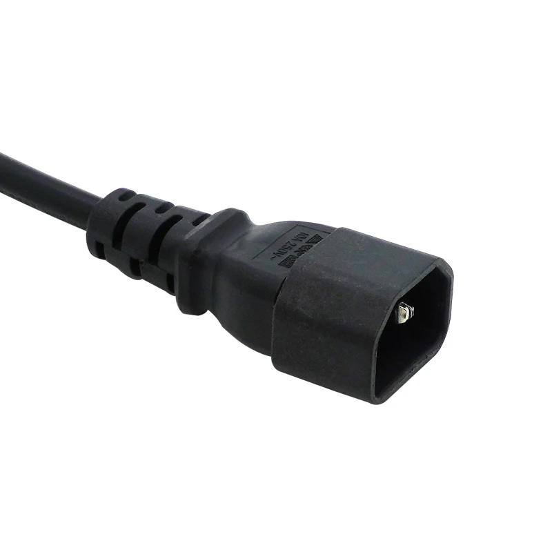 Ad Angolo retto 90 Gradi IEC 320 C14 Spina Maschio a C5 Femmina Adattatore di Alimentazione del Convertore PER IL Computer Portatile di Alimentazione Della Stampante  7