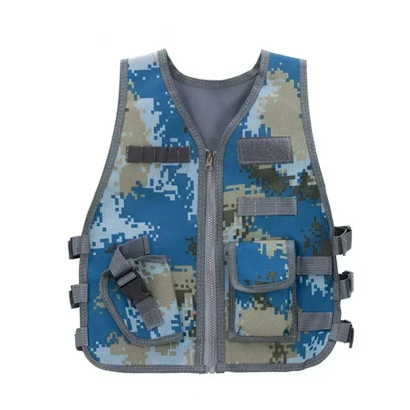 

Kids Army Tactical Vest Military Hunting Combat Uniform Special Costumes Forces Children Camouflage Jungle War Game Clothing