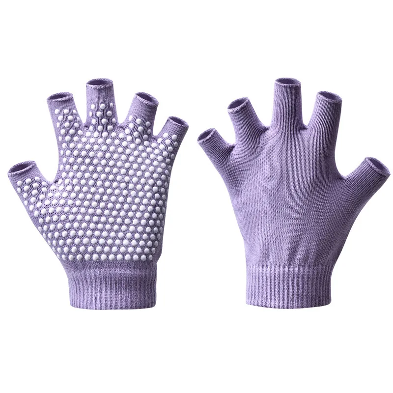 Women Half-finger Warm Anti-slip Yoga Gloves Pilates Gloves Indoor Dance Fitness Training Open-fingered Sport Yoga Aids yoga gloves