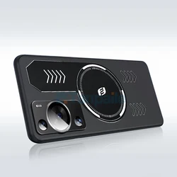 Custodia magnetica per telefono con raffreddamento potenziato e copertura per dissipazione del calore