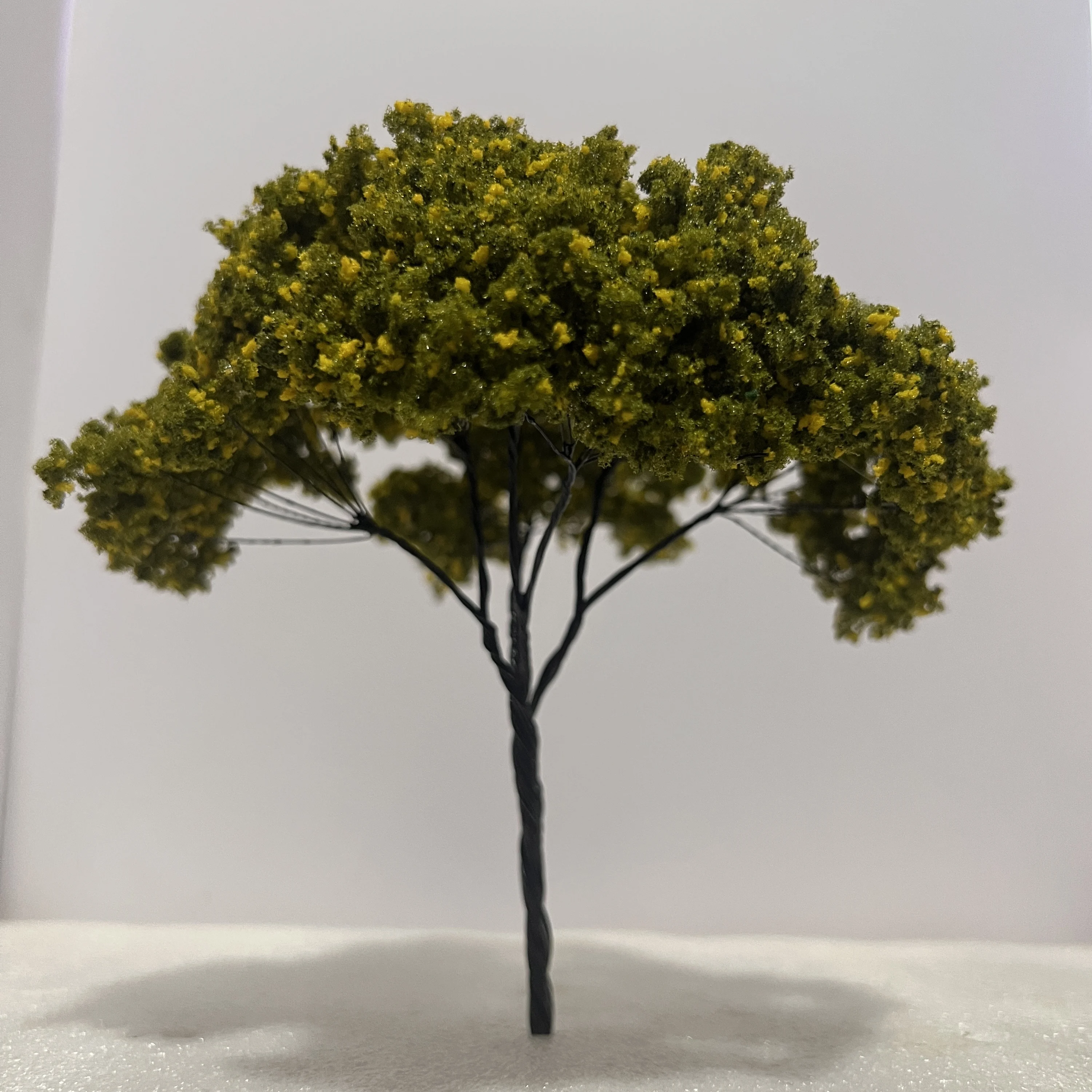 

Sand table model tree DIY manual construction sand table model material train scene layout wire tree simulation leaves realistic
