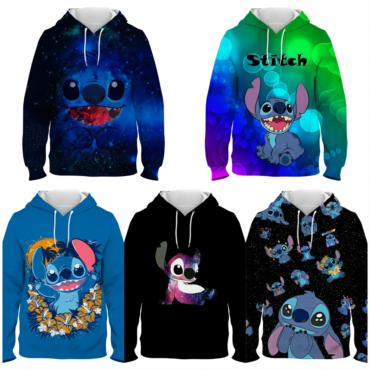 

Stitch Disney Kawaii Hoodie for Women and Men Stitch Sweatshirt Fashion Harajuku Loose Casual Coat Clothes 2023