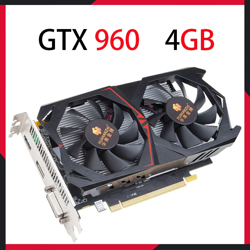 HUANANZHI Video Card gtx 1060 6gb gtx 960  gtx970 4gb Game Graphics Card rx 560 550 4gb 970 gtx 1050 750 ti 650 2gb Original display card for pc