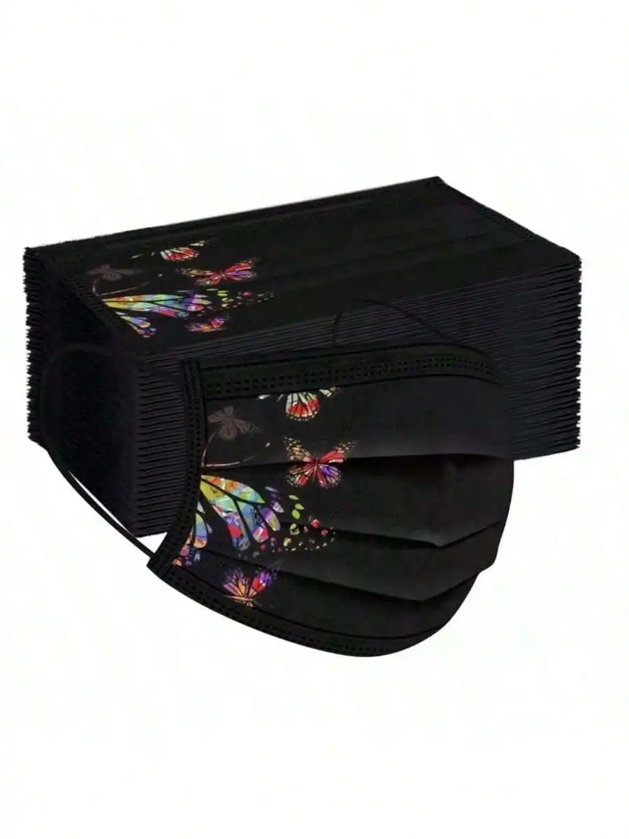 Masque Réutilisable Tissu Papillon - Lot de 3 Motifs