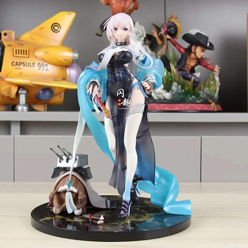 

26cm Azur Lane Hms Belfast Game Characters Anime Figurine Model Decoration Spot Goods Desktop Gift for Boys Collect Toys