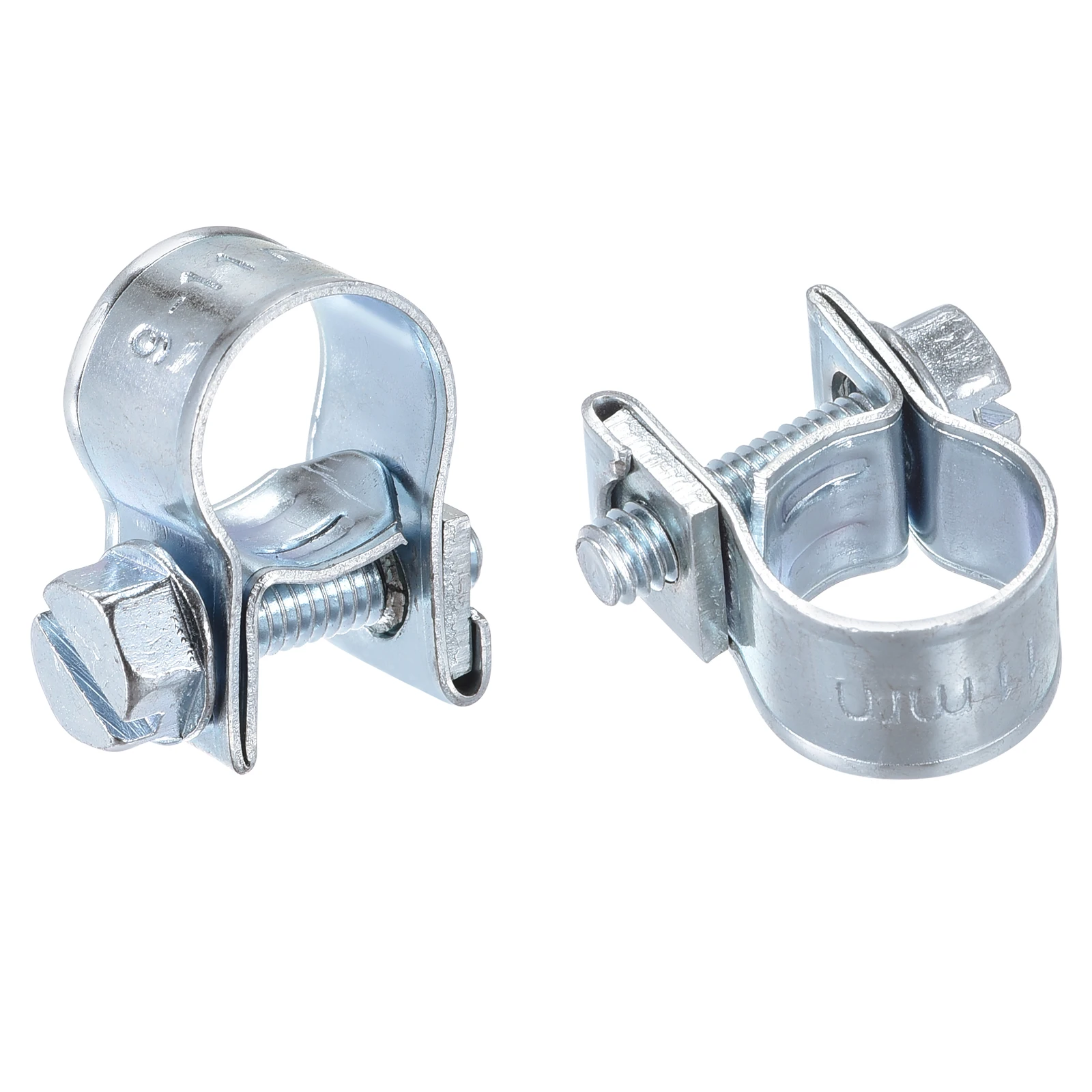 Uxcell 911mm Mini Fuel Injection Hose Clamp Zinc Plated Steel Fuel