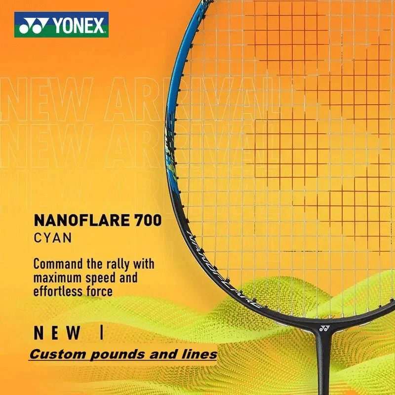 Yonex Badminton Racket NF700 Professional Badminton Racket Set NANOFLARE Series All-carbon Pounds （20-28 Lbs） badminton racket badminton set badminton racket set