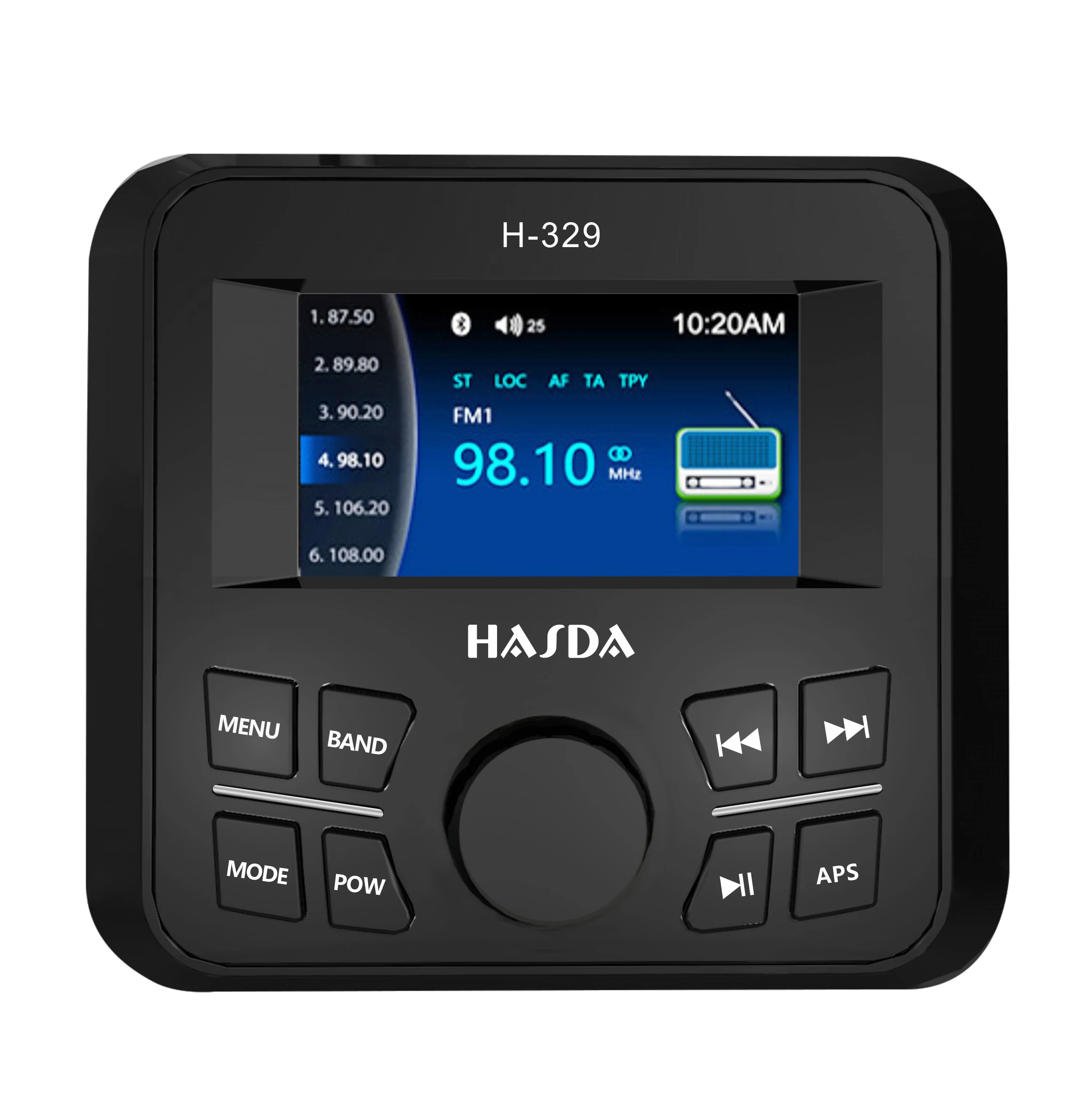 marine stereo speaker with water resistant radio cover boat stereo system