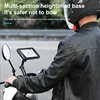 Waterproof Motorcycle Bike Mobile Phone Holder Universal Bicycle GPS 360°Swivel Phone Mount 4