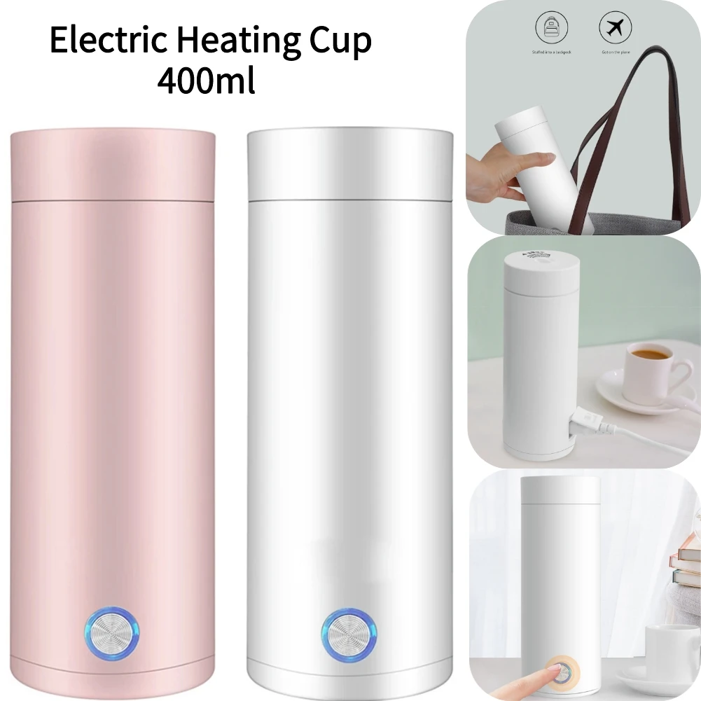 

400 мл изоляционный водонагреватель Бутылка быстрое закипание Герметичный для дома путешествия портативный 304 Электрический чайник из нержавеющей стали