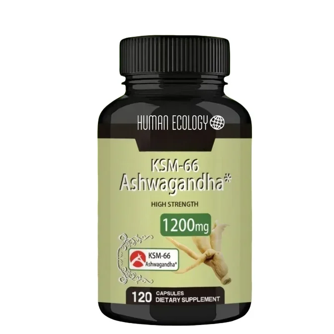 Human Ecology South African Drunken Eggplant Capsules 1200mg Stress Relief Concentration Enhancer 120 Caps