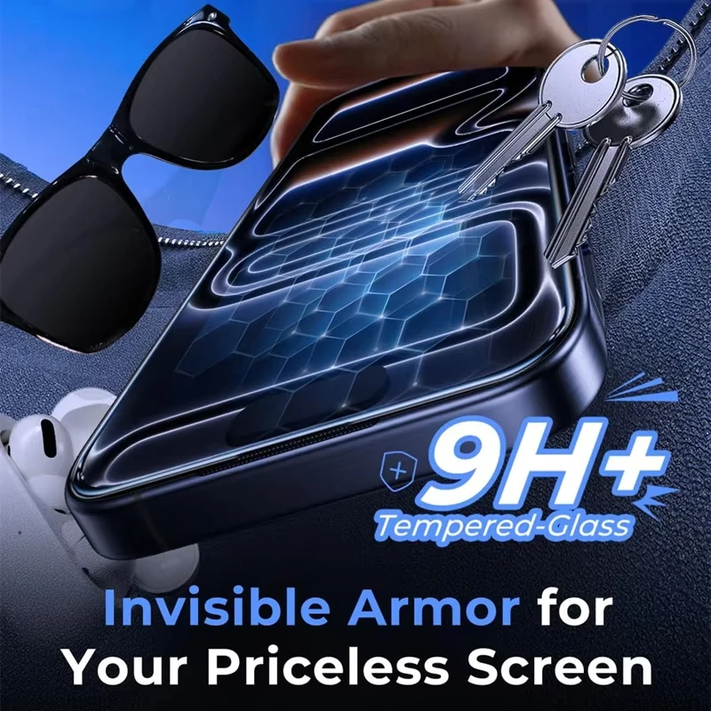 Premium HD Tempered Glass Screen Protector - 1 to 4 Pack