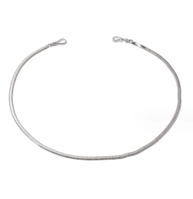 

New single natural clavicle chain women's 14K titanium steel pearl necklace accessories simple temperament short spring pendant