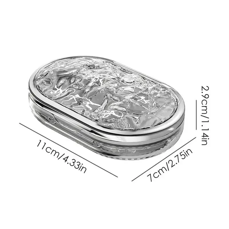 Portable Vitamin Tablet Separation Portable Travel Mini  For Seven Days Multiple Compartments Sealed Pill And Tablet Storage Box