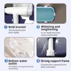 Portable Bathtub Kit,Foldable Soaking Bathing Tub for Adults,Soaking Standing Bath Tub for Shower Stall,Separate Family Bathroom 3