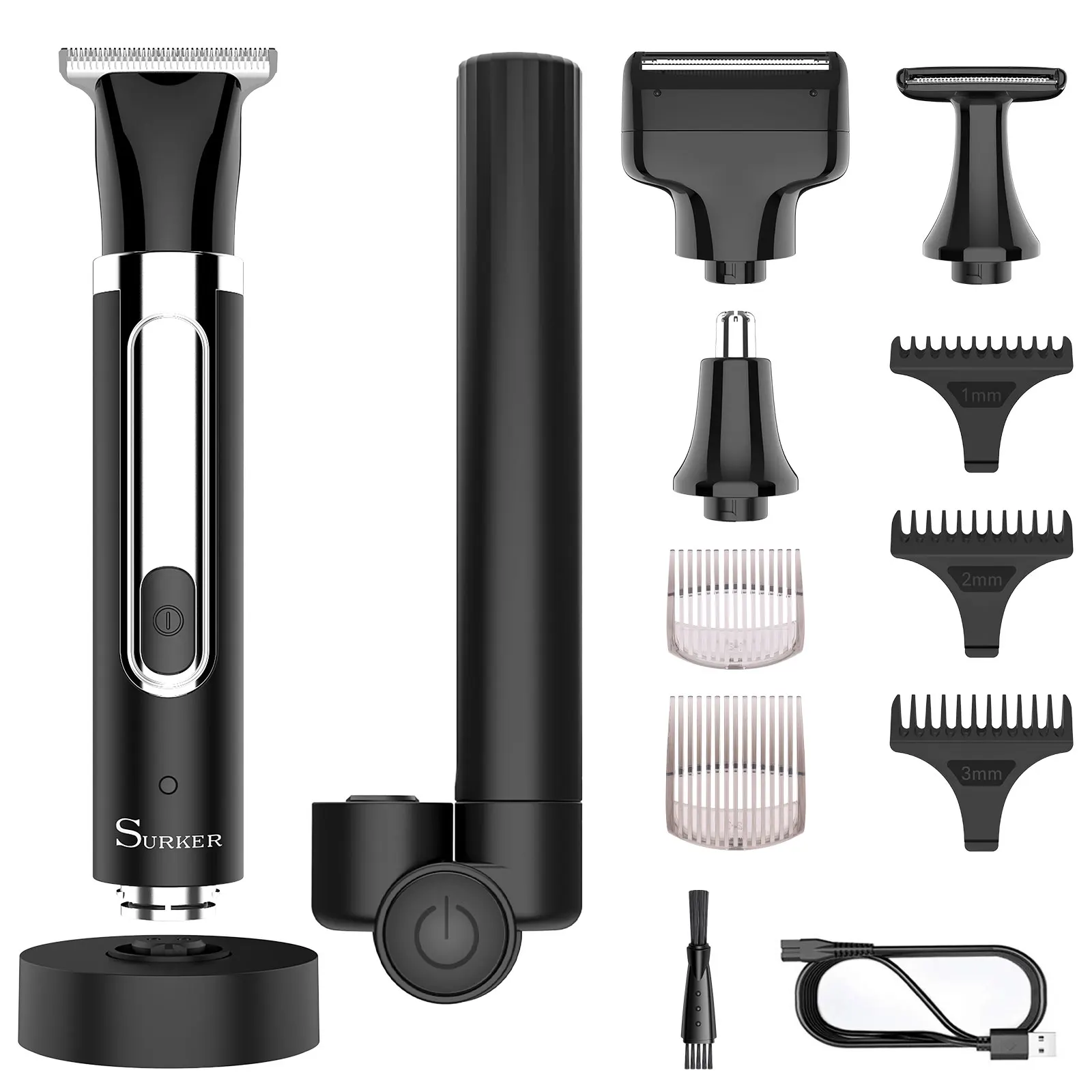 Surker New Multi-Function Men’s Grooming Kit Home Use Four-In-One Shaver Trimmer Washable Full Body Nose Hair Trimmer Razor Surker New Multi-Function Men’s Grooming Kit Home Use Four-In-One Shaver Trimmer Washable Full Body Nose Hair Trimmer Razor
