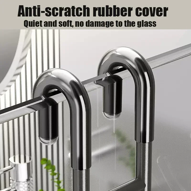 Stainless Steel Shower Towel Rack towel rack for Bathroom Shower Door