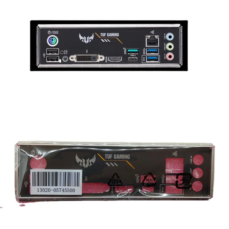 Originale Io Shield Piastra Posteriore Blende Staffa Deflettore Per Asus Tuf Gaming B450M-Plus Ii Computer Chassis Scheda Madre Backplate I/O