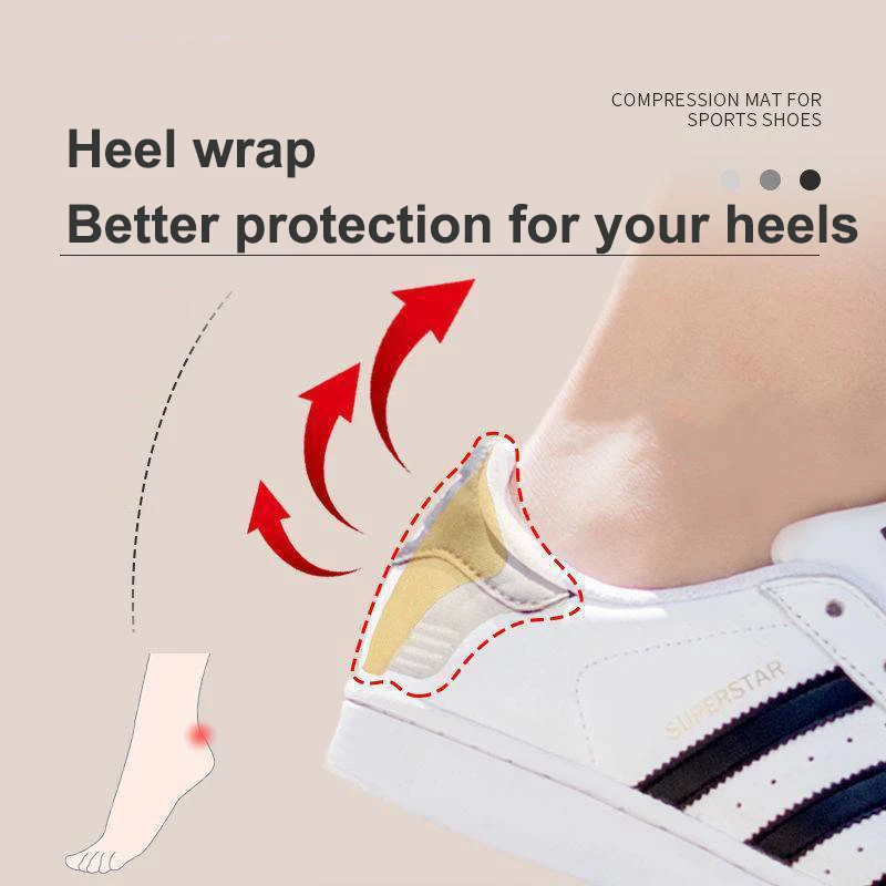 Shoe Pads Anti Wear Heel Insoles Patch Unisex Cushion Pads Feet Care Protector Adhesive Back Sticker Shoe Insert Insole shoe insoles shoe heel pads shoe protector