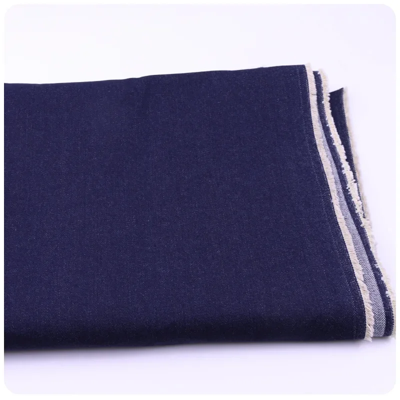 Thick Denim Fabric Deep Blue Heavyweight Twill Mixed Jeans Fabric for Jackets Pants Aprons And Bags Chinese Origin Clothing Mate
