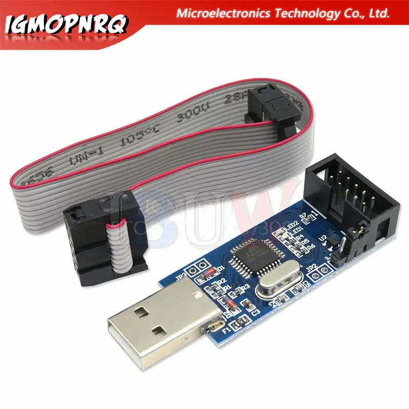 1PCS USBASP USBISP AVR Programmer USB ISP USB ASP ATMEGA8 ATMEGA128 Support Win7 64 STK500 image 5