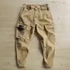 2025 New Men's Loose Casual American Retro Outdoor Work Pants Spring Summer Tear Resistant Wear Resistant Long Trousers