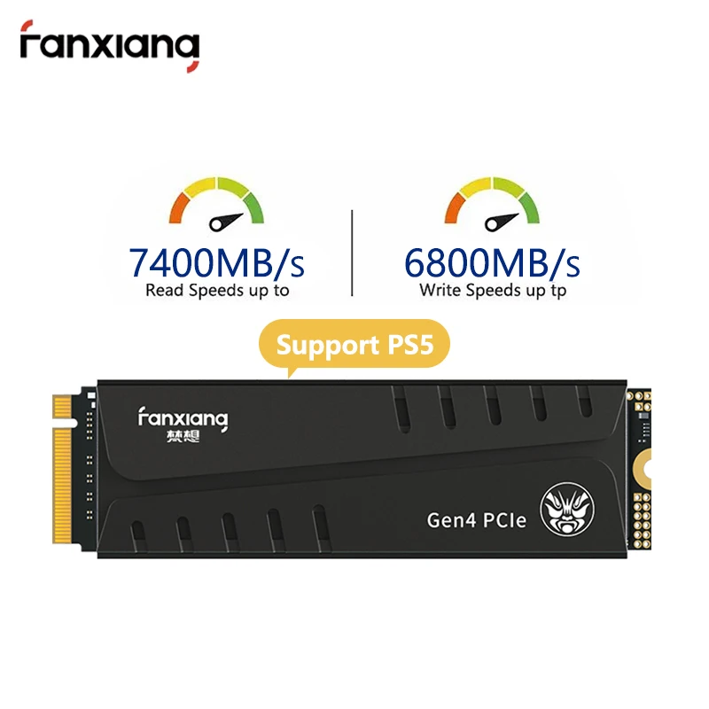 Tanie FANXIANG 7400mb/s SSD 1tb 2tb 4tb dysk SSD M2 NVMe PCIe 4.0x4 M.2 2280 sklep