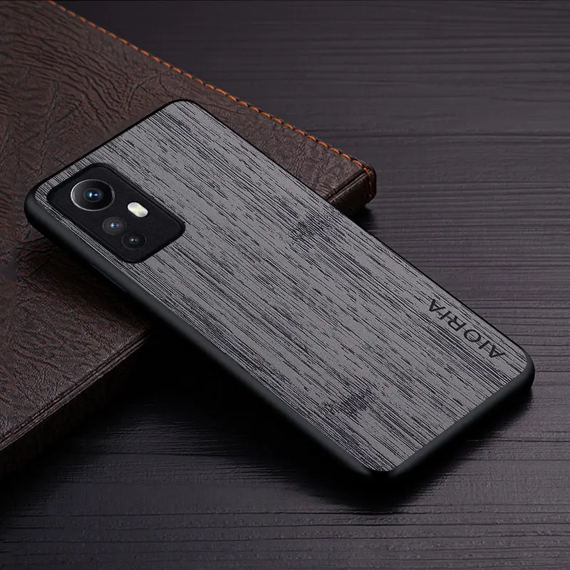 Luxury Bamboo Wood Pattern Leather Case Cover