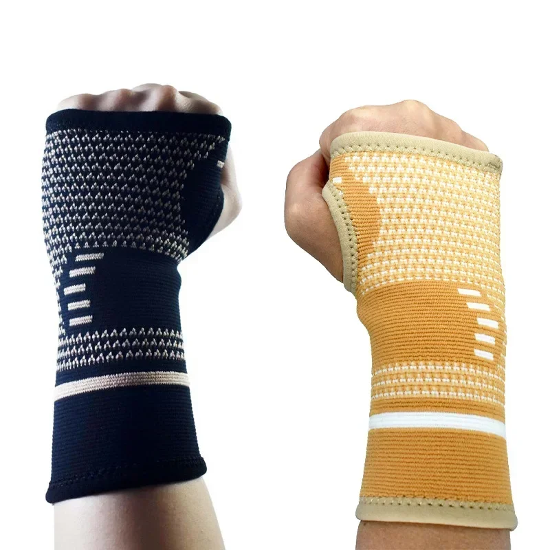 Wrist Brace Wrist Guard Compression Gloves Wrist Support Band Wrist Support 1Pc Copper Professional Wristband Sports Safety Compression Gloves Wrist Guard Arthritis Brace Sleeve Support Elastic Palm hand