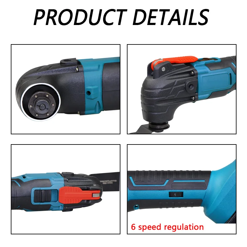 전기 트리머 톱 혁신 전동 공구 기계 다기능 도구 Makita 18V 배터리 목공 도구 용 진동 도구