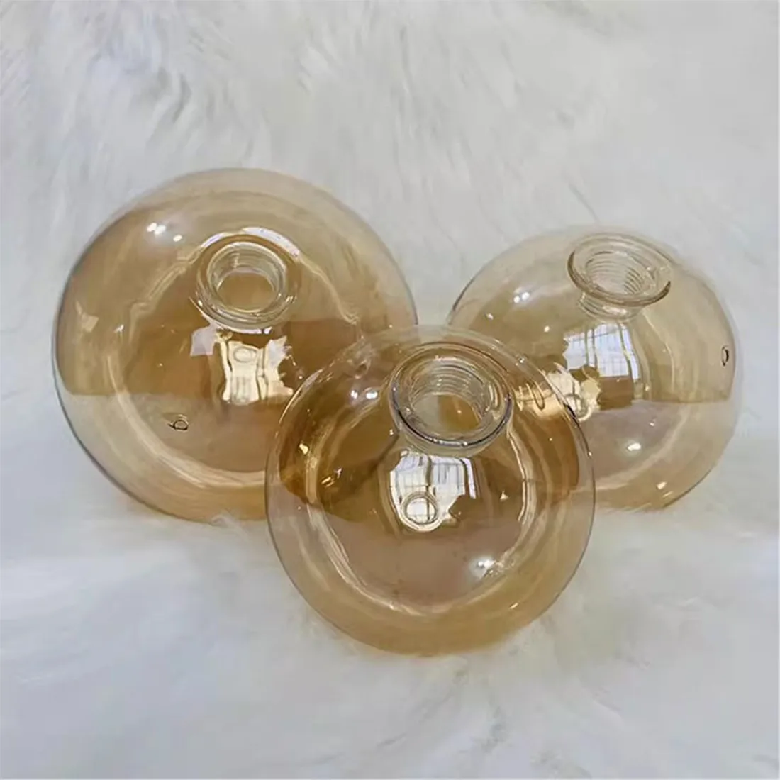 Clear Glass Light Cover 2-Pack Clear Glass Globe Lamp Shades - G9 Base Light Covers For Pendant & Wall Lights Spherical Light Fixtures Replacement