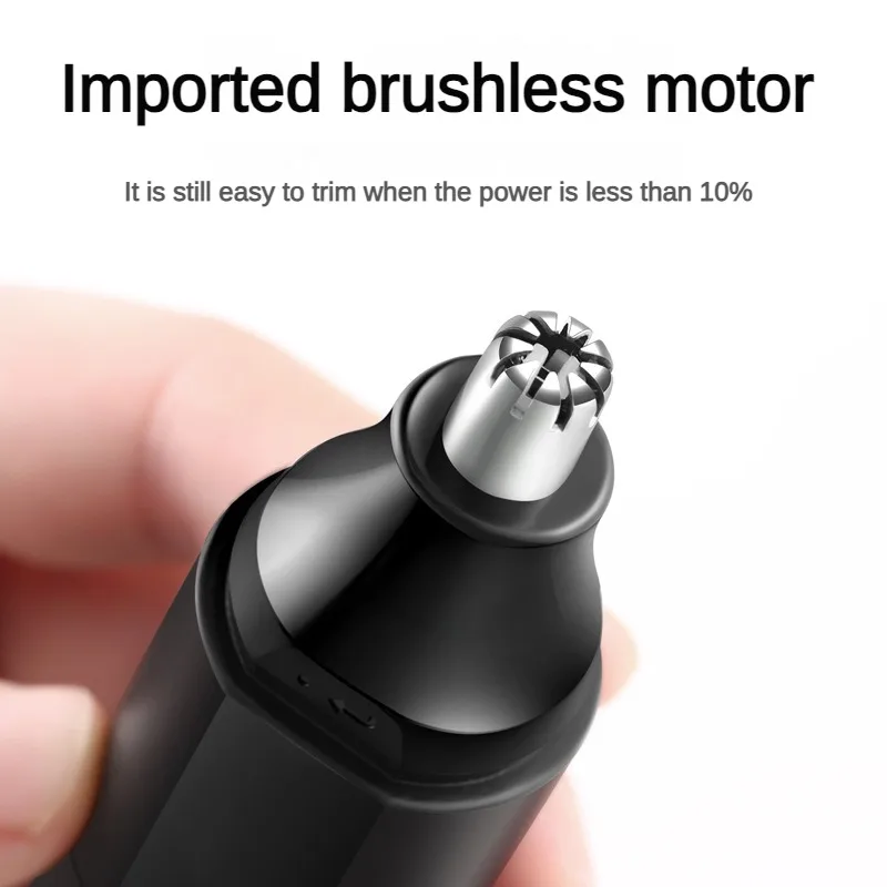 Electric Nose Hair Trimmer USB Rechargeable 360 Degree Hair Shaver Eyebrow Shaver  Women Clippers Men Cortar Pelos De La Nariz 3