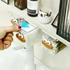 Drawer Style Storage Box Cabinet Transparent Big Mouth Cartoon Cotton Stick Makeup Cotton Bathroom Pull-Out Storage Shelf 2