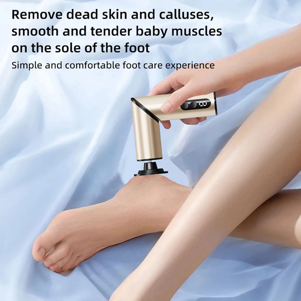 9단계 조절 가능한 전기 페디큐어 도구 휴대용 각질 제거기 네일 폴리쉬 제거 다기능 2-in-1