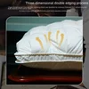 Goose Down Feather Pillow 100% Cotton Frosted Thickened Cervical Pillow Five-star Hotel Sleep Pillow Feather Pillow  1pc 3