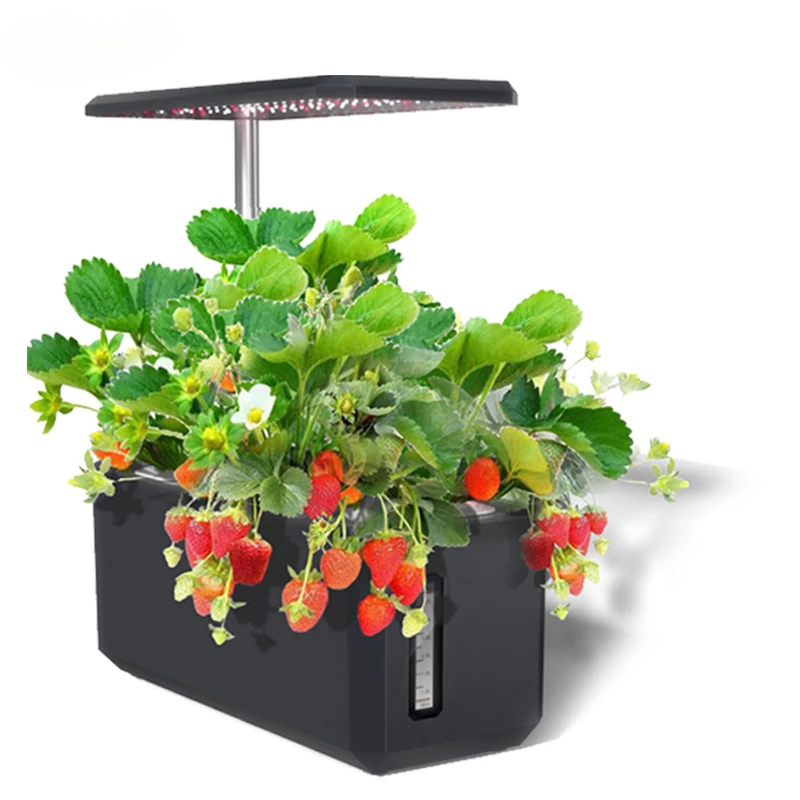 

Amazon's Hot selling Indoor Lazy Flower Pot Vegetable Planter LED Hydroponic Plant Machine Intelligent Planter IGS-28