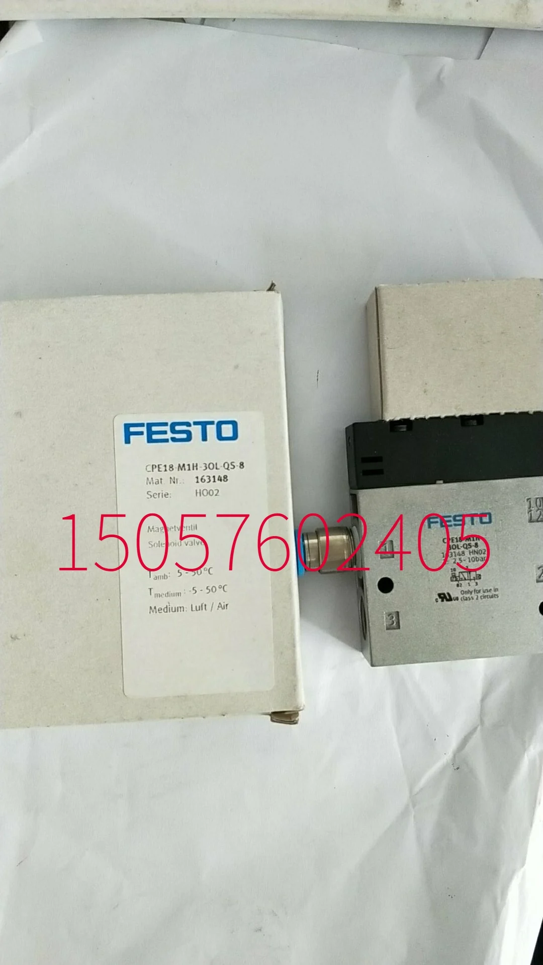 

FESTO CPE18-M1H-3OL-QS-8 Solenoid Valve 163148 Brand New In Stock