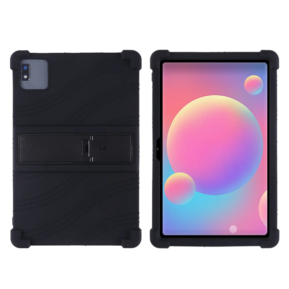 Enhanced Protective Tablet Case with Multi-Angle Adjustable Stand - Silicone Airbags and Shockproof Design