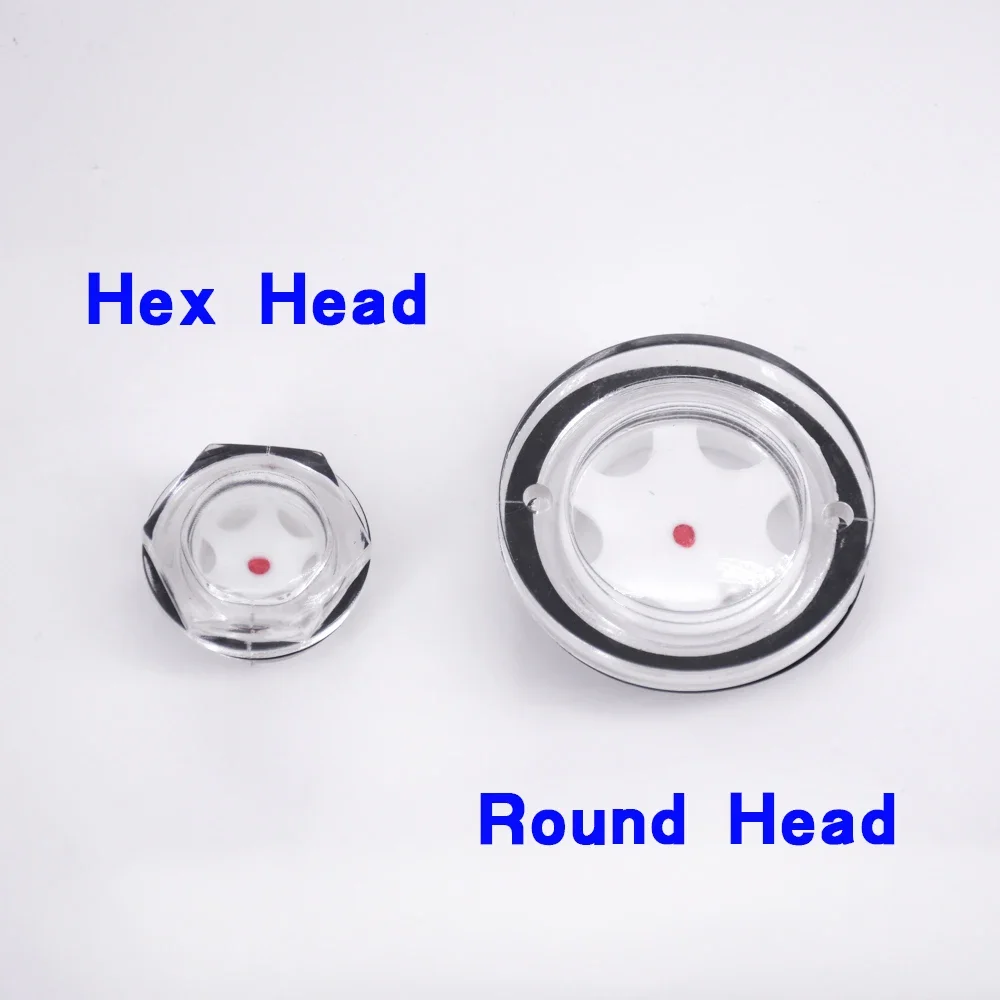 M20x1.5mm Metric Male Brass Oil Level Sight Glass Window Hex Head 1pc M24x1.5  Male 5PC M24x1.5mm Metric Male Oil Level Sight Glass Window Hex Head Fo
