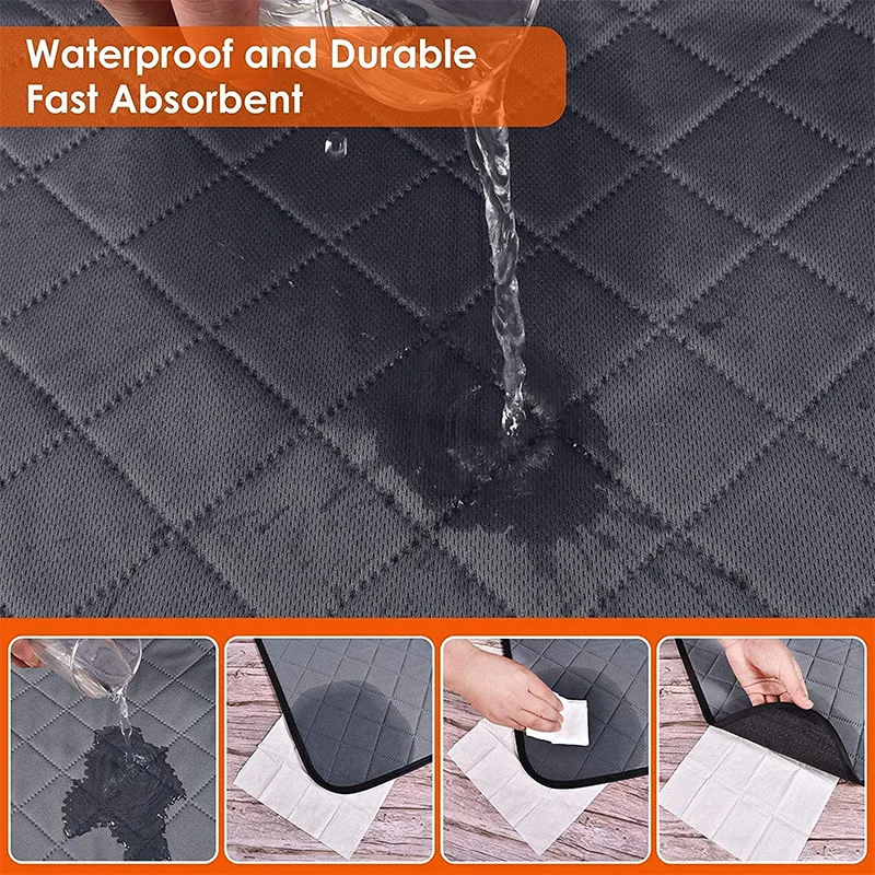 Bcuuozeeing Tapis De Parc Imperméable Pour Animaux De Compagnie, 150 X