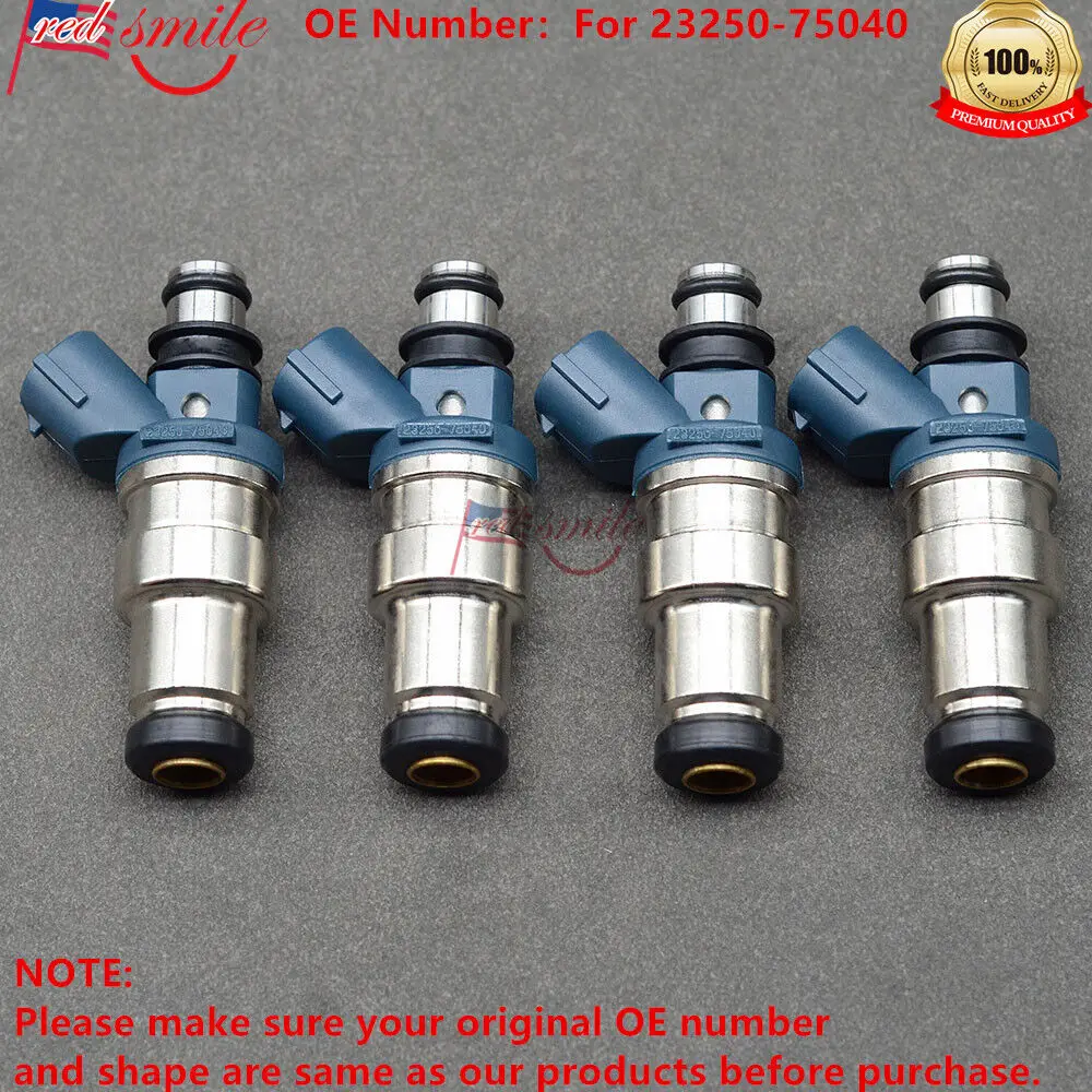 

Топливные форсунки для Toyota Tacoma 1995, 1996, 1997, 1998-2000, 23250 л, 75040-, 4 шт.