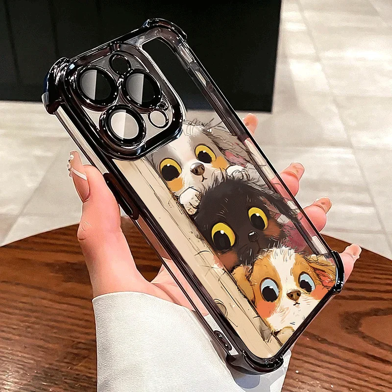 Adorable Kitten Puppy Pet Silicone Phone Case