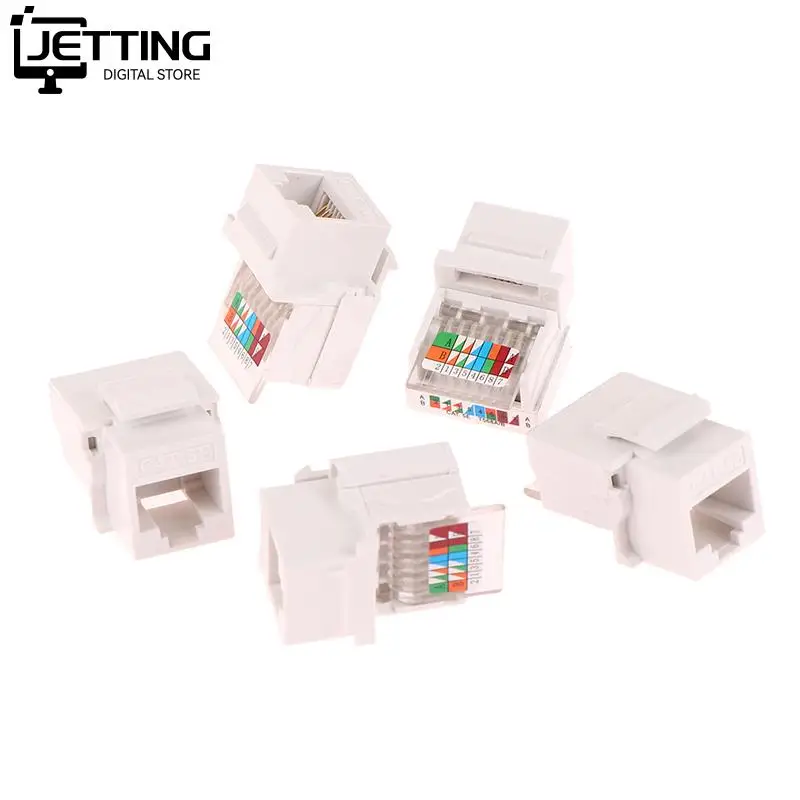 Tomada do Computador Cabo Adaptador Jack Soquete de Informações Substituição do Adaptador do Cabo de Rede sem Ferramentas Cat5e Utp Conector Rj45 Pcs - Imagem 6