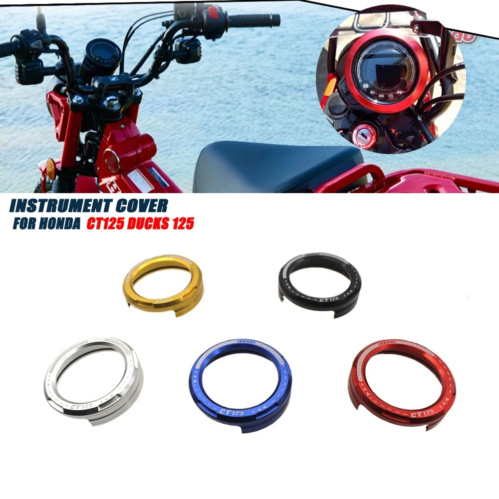 

Аксессуары для мотоциклов Honda CT 125 CT125 Ducks125 2022 2023 2024, спидометр, алюминиевый прибор, кольцевой чехол