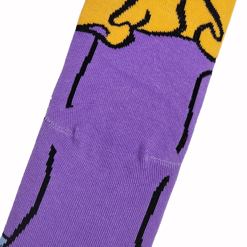 3Pairs Anime Sock Fashion Funny Novelty Hip Hop Cartoon Anime Men Women Comfort Happy Sports Skateboard Cotton Breathable Socks