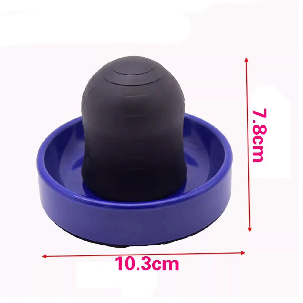 Air Hockey Pushers and Pucks Set with Velvet Pads - Premium ABS Plastic